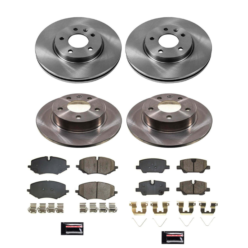 Power Stop KOE8692 Front And Rear Autospecialty 1-Click OE Replacement Pad And Rotor Kit for 2020-2023 Buick Encore GX product image