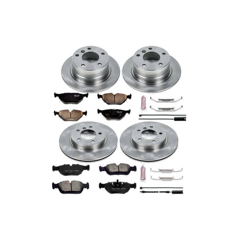 Power Stop KOE870 Autospecialty - 1-Click Daily Driver Brake Kits (Front And Rear) for 2001-2002 BMW Z3 product image
