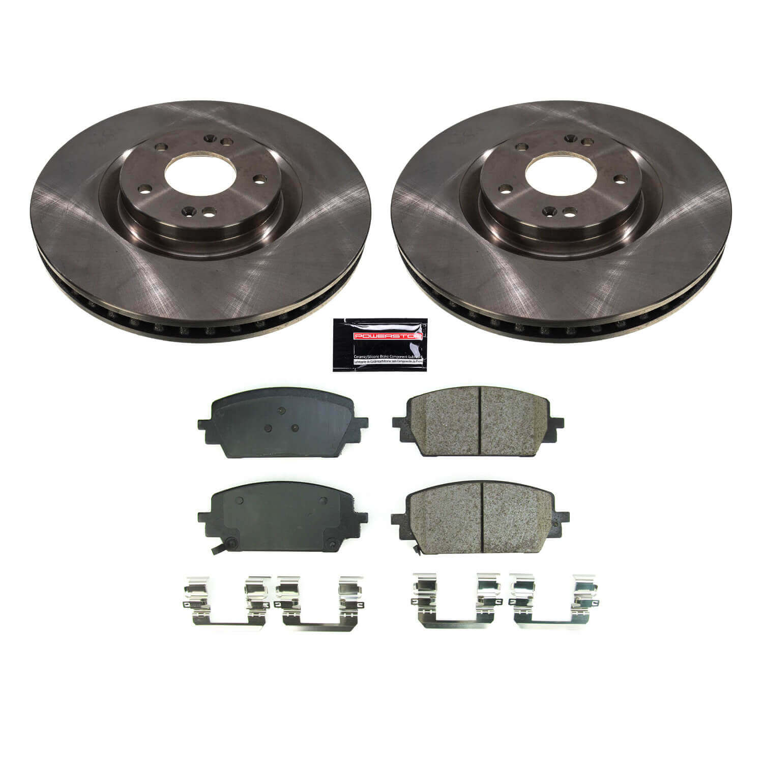 Power Stop KOE8703 Front Autospecialty 1-Click OE Replacement Pad And Rotor Kit for 2022-2025 Hyundai Santa Cruz product image