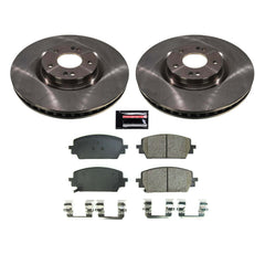 Power Stop KOE8703 Front Autospecialty 1-Click OE Replacement Pad And Rotor Kit for 2022-2025 Hyundai Santa Cruz product image