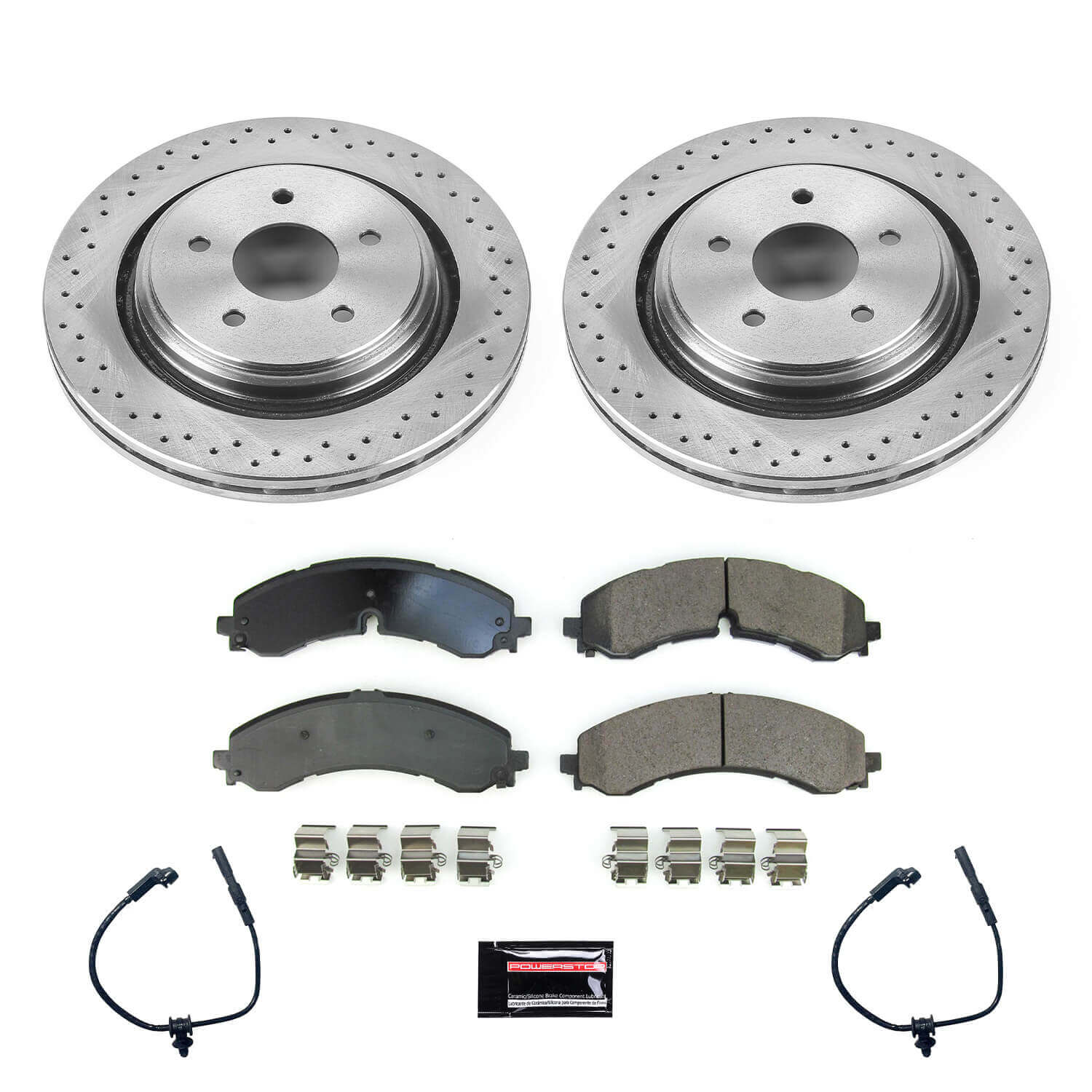 Power Stop KOE8713 Rear Autospecialty 1-Click OE Replacement Pad And Rotor Kit for 2020-2024 Chevrolet Silverado 2500 HD product image