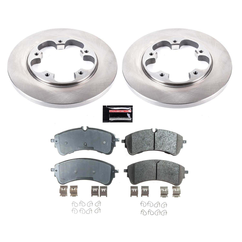 Power Stop KOE8714 Rear Autospecialty 1-Click OE Replacement Pad And Rotor Kit for 2020 Ford TRANSIT-150 product image
