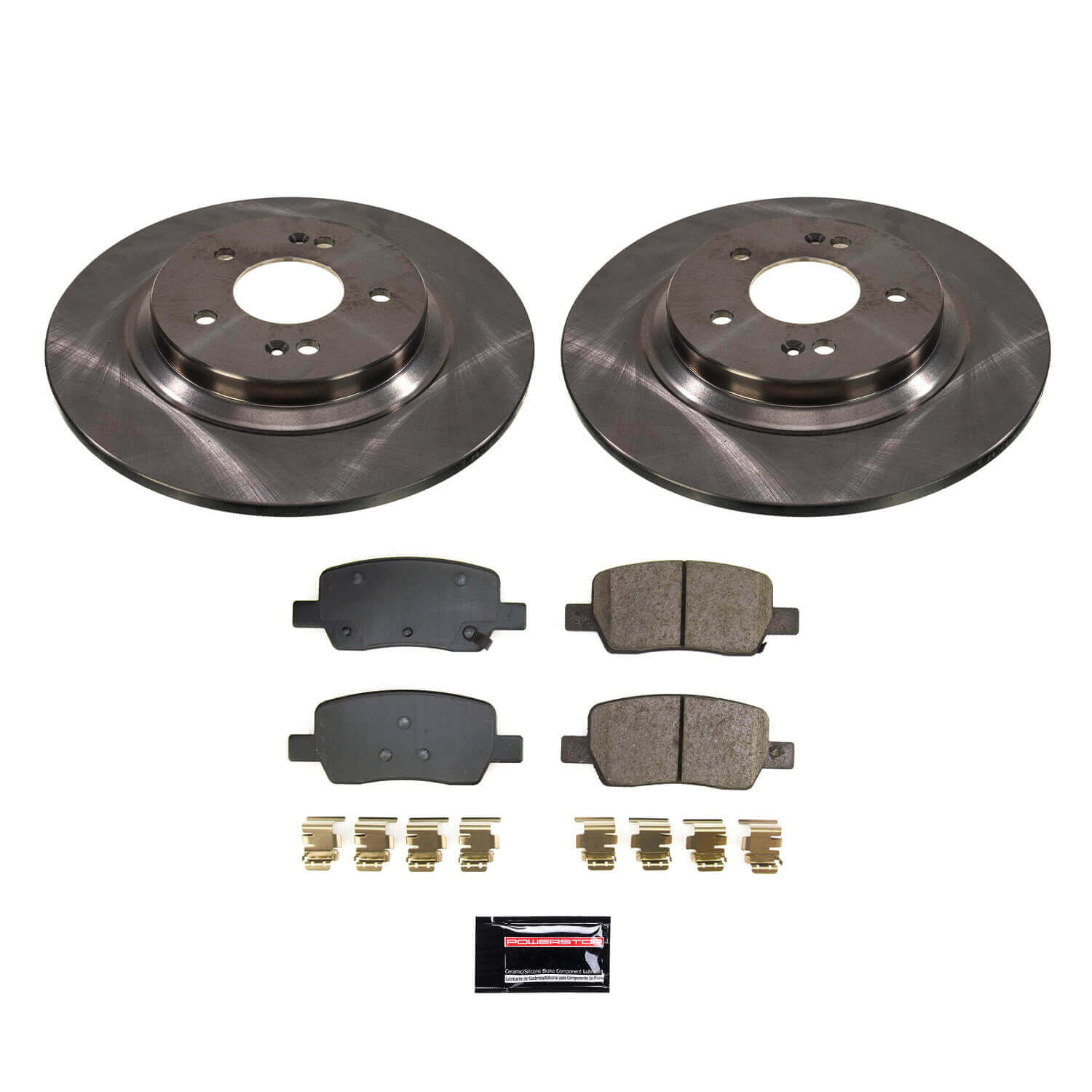 Power Stop KOE8715 Rear Autospecialty 1-Click OE Replacement Pad And Rotor Kit for 2021 Hyundai Santa Fe product image