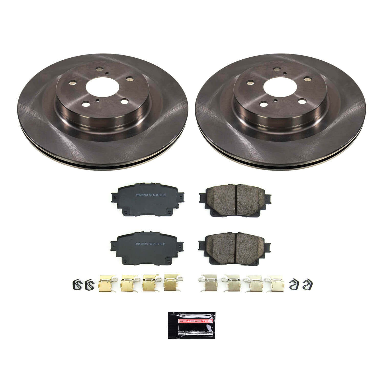 Power Stop KOE8716 Rear Autospecialty 1-Click OE Replacement Pad And Rotor Kit for 2021-2024 Toyota RAV4 Prime product image