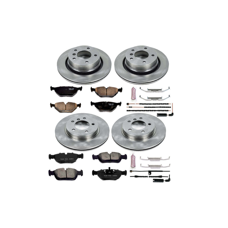 Power Stop KOE873 Autospecialty - 1-Click Daily Driver Brake Kits (Front And Rear) for 2003-2008 BMW Z4 product image