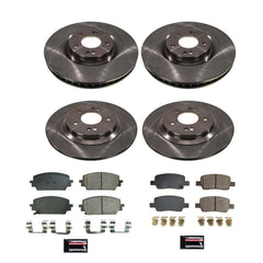 Power Stop KOE8733 Front And Rear Autospecialty 1-Click Daily Driver Pad And Rotor Kit for 2021 Hyundai Santa Fe product image