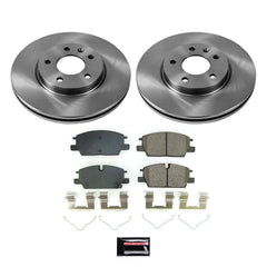 Power Stop KOE8738 Front Autospecialty 1-Click OE Replacement Pad And Rotor Kit for 2022-2024 Chevrolet Equinox product image
