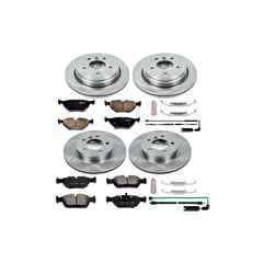 Power Stop KOE874 Autospecialty - 1-Click Daily Driver Brake Kits (Front And Rear) for 2001-2005 BMW 325XI product image
