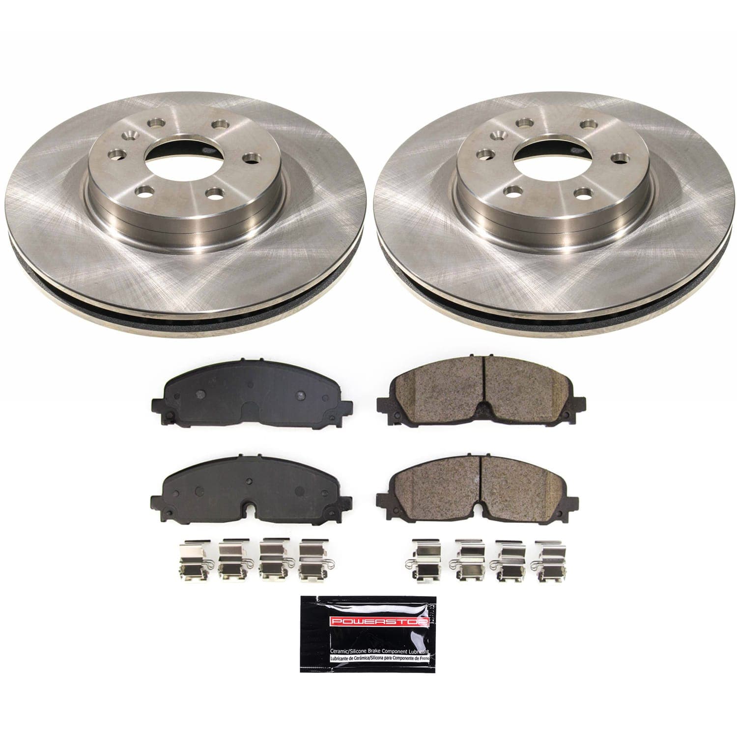 Power Stop KOE8741 - Front Z17 Evolution Pad And Autospecialty 1-Click OE Replacement Rotor Kit vehicle fitment brake part