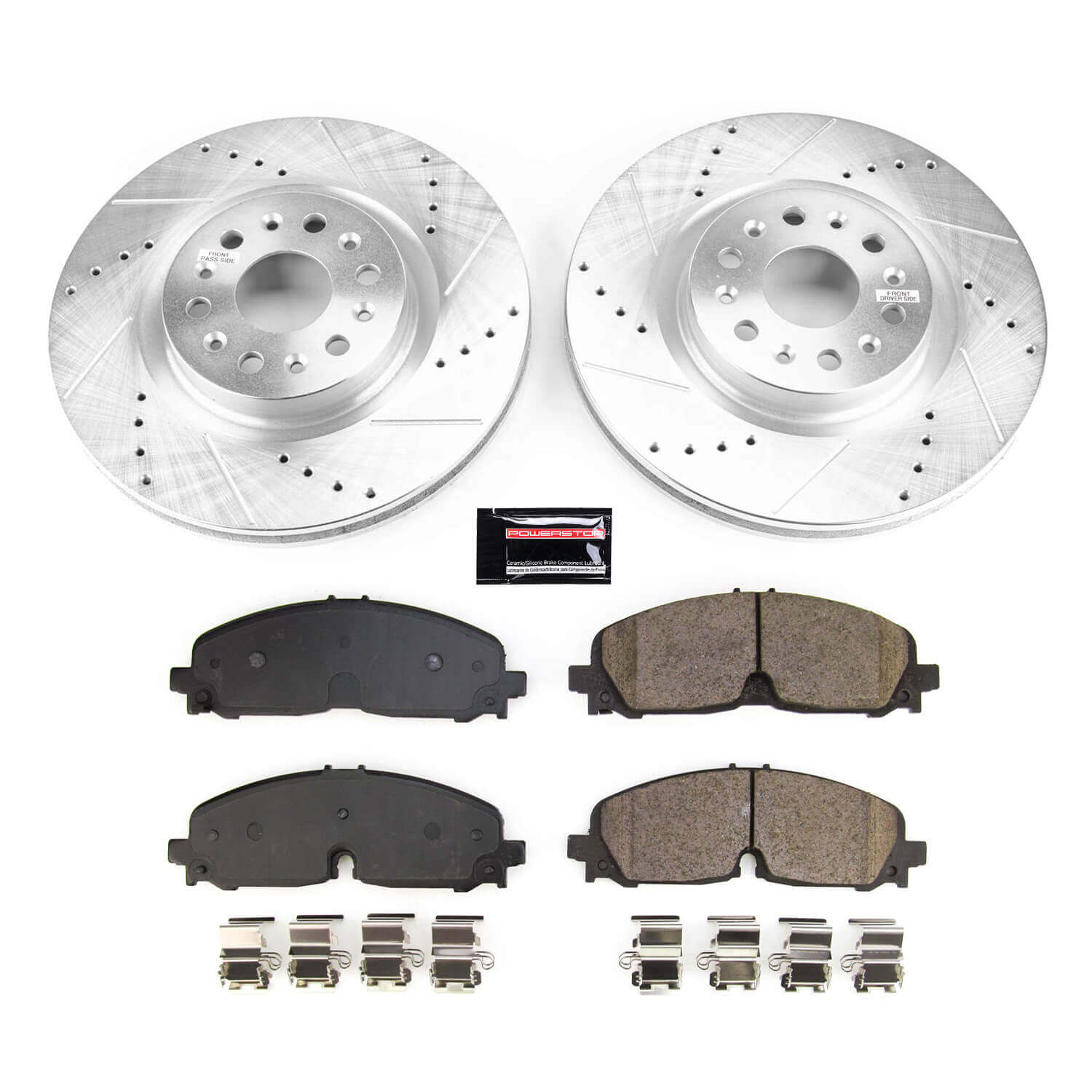 Power Stop KOE8743 Front Autospecialty 1-Click OE Replacement Pad And Rotor Kit for 2021-2022 Cadillac XT5 product image