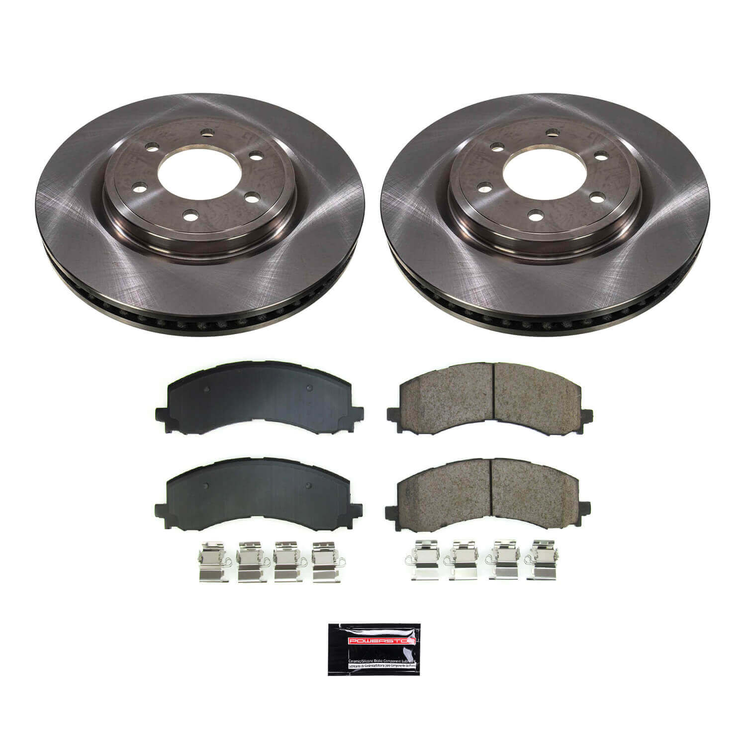 Power Stop KOE8744 Front Autospecialty 1-Click OE Replacement Pad And Rotor Kit for 2022-2024 Ford Bronco Raptor product image