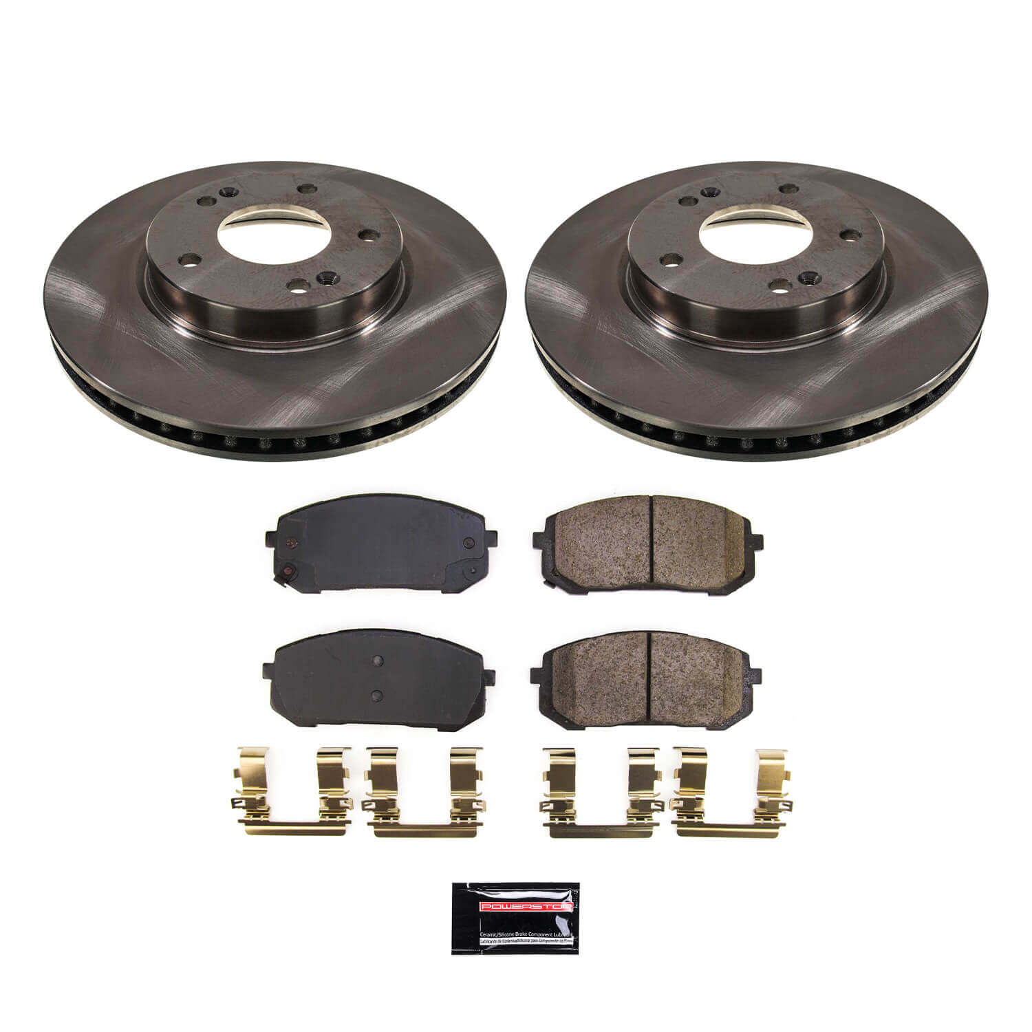 Power Stop KOE8748 Front Autospecialty 1-Click OE Replacement Pad And Rotor Kit for 2021 Hyundai Elantra Limited, Limited Hybrid, SE, SEL, SEL Hybrid product image