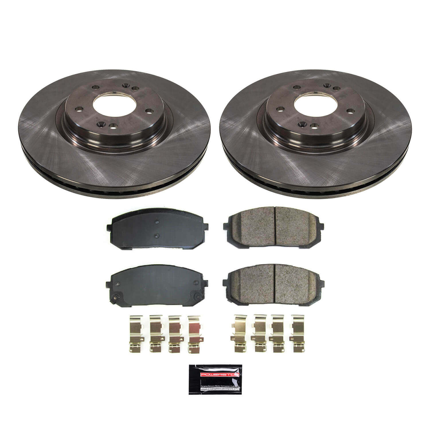 Power Stop KOE8752 Front Autospecialty 1-Click OE Replacement Pad And Rotor Kit for 2021-2024 Hyundai Elantra N Line product image