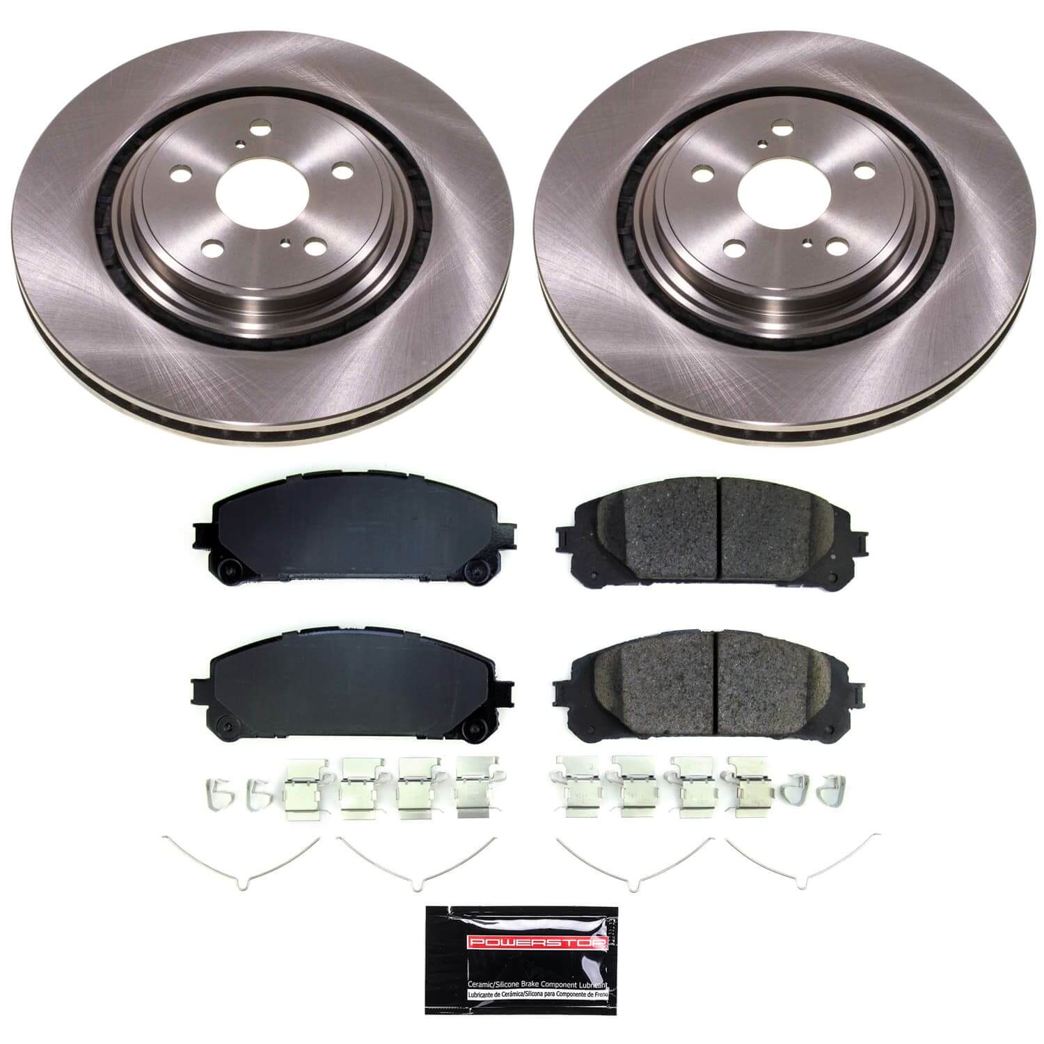 Power Stop KOE8753 - Front Z17 Evolution Pad And Autospecialty 1-Click OE Replacement Rotor Kit vehicle fitment brake part