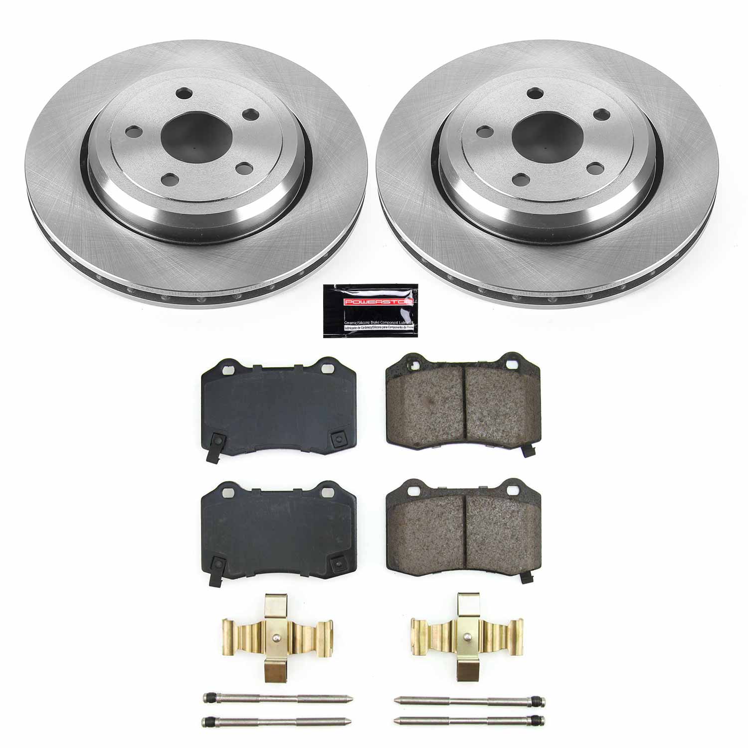 Power Stop KOE8758 Rear Autospecialty 1-Click OE Replacement Pad And Rotor Kit for 2018-2020 Dodge Durango SRT product image