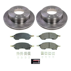 Power Stop KOE8763 Rear Autospecialty 1-Click OE Replacement Pad And Rotor Kit for 2021 Ford Bronco product image
