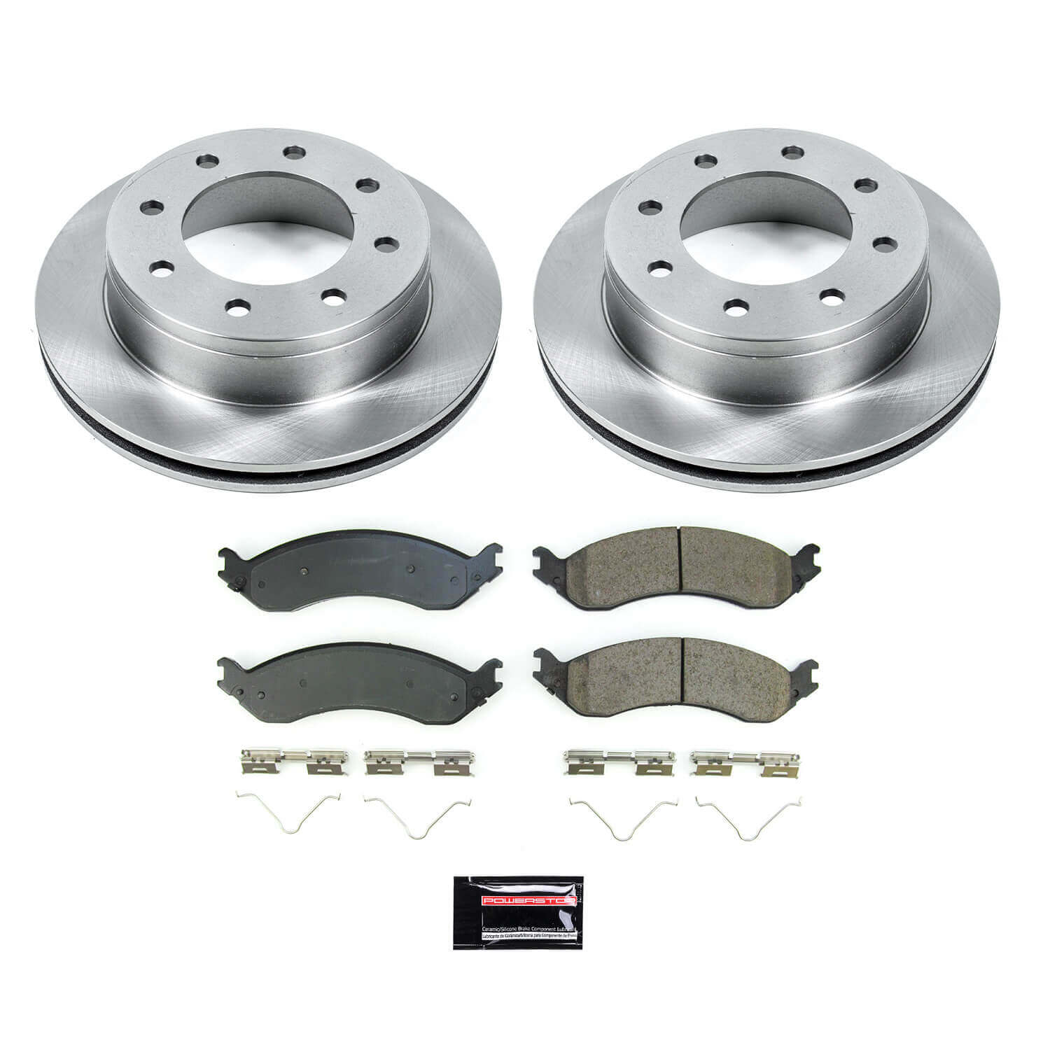 Power Stop KOE8767 Rear Autospecialty 1-Click OE Replacement Pad And Rotor Kit for 2021-2023 Chevrolet Express 2500 product image