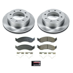 Power Stop KOE8767 Rear Autospecialty 1-Click OE Replacement Pad And Rotor Kit for 2021-2023 Chevrolet Express 2500 product image