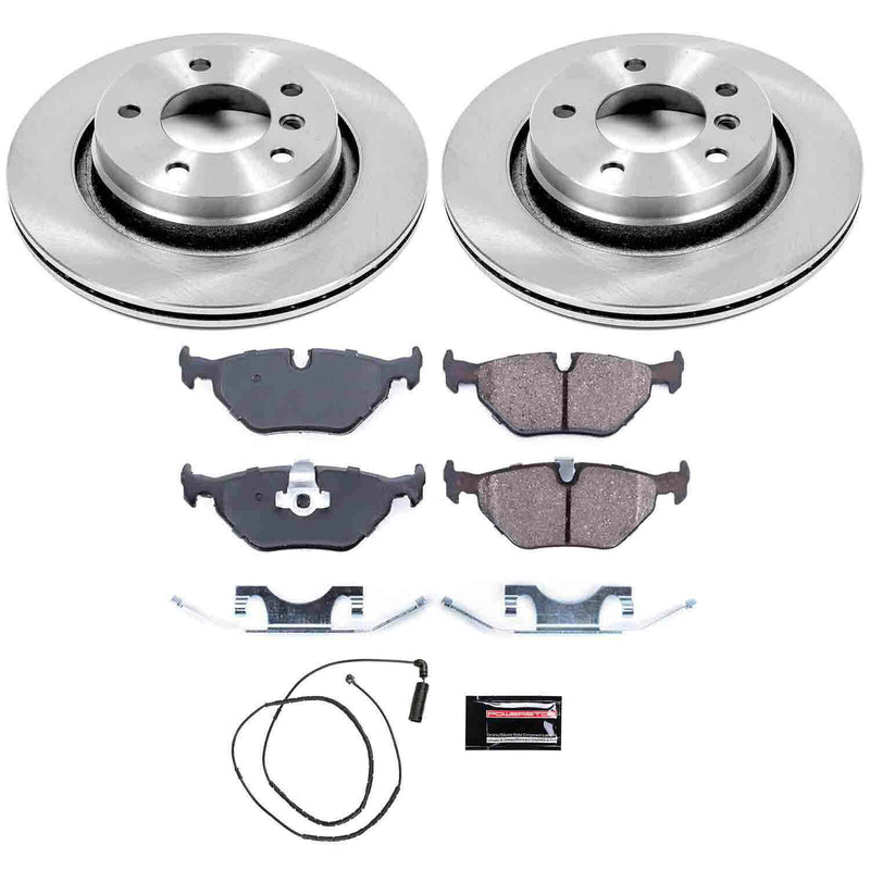 Power Stop KOE877 Autospecialty - 1-Click Daily Driver Brake Kits (Rear) for 1999-2006 BMW 323CI product image