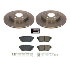 Power Stop KOE8771 Rear Autospecialty 1-Click Daily Driver Pad And Rotor Kit for 2021-2025 Nissan Rogue product image