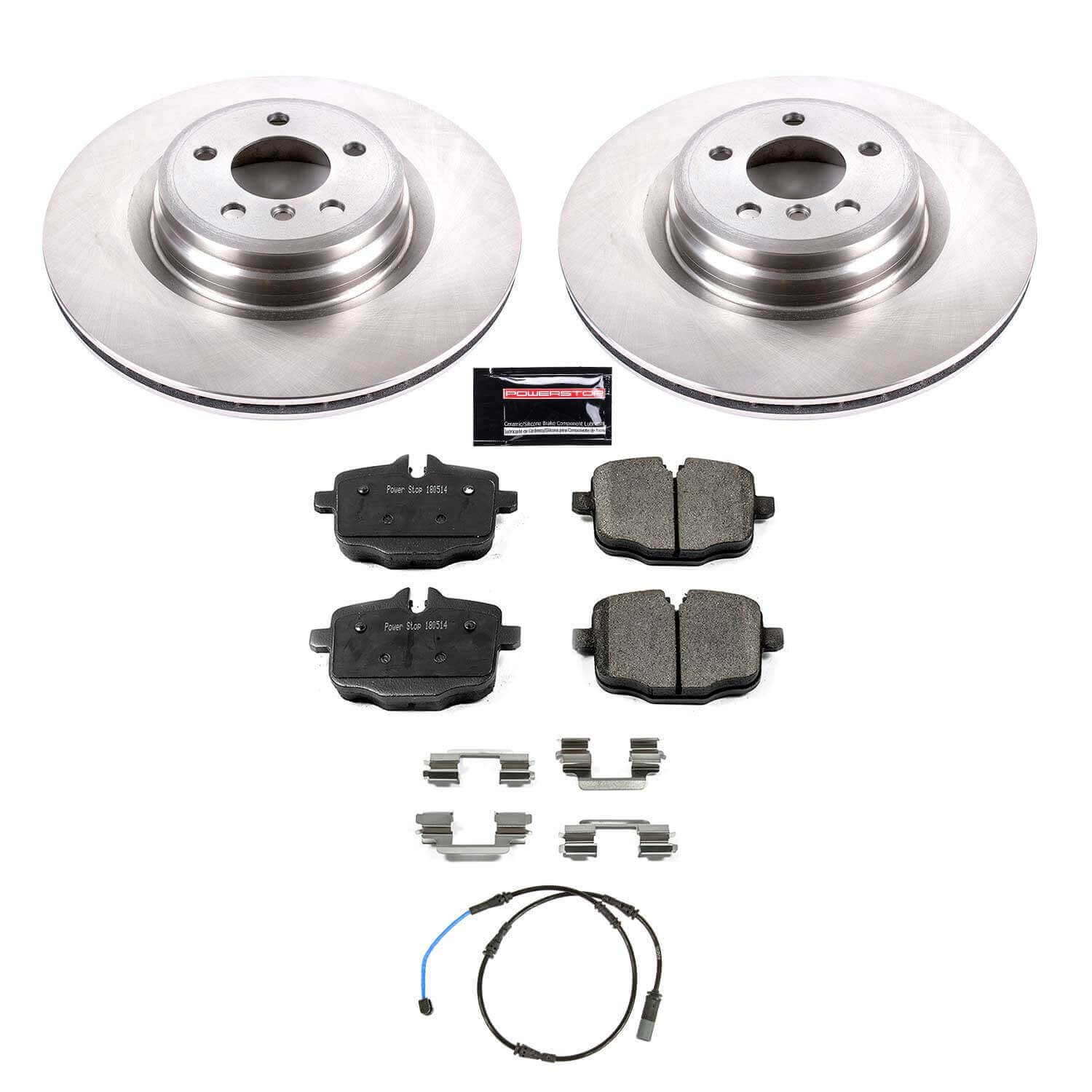 Power Stop KOE8775 Rear Autospecialty 1-Click OE Replacement Pad And Rotor Kit for 2015-2019 BMW Alpina B6 Xdrive Gran Coupe product image