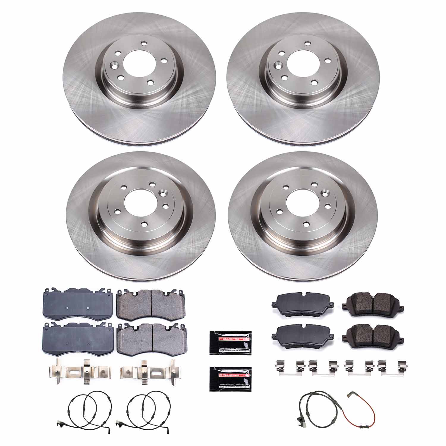 Power Stop KOE8789 Front And Rear Autospecialty 1-Click OE Replacement Pad And Rotor Kit for 2019-2020 Land Rover Range Rover SV Autobiography, SV Autobiography Dynamic product image