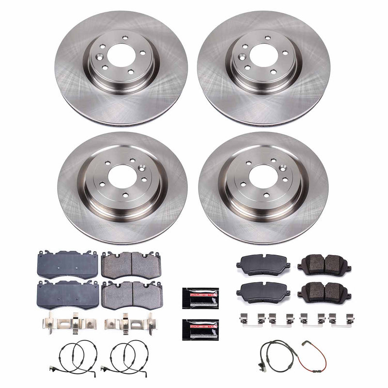 Power Stop KOE8789 Front And Rear Autospecialty 1-Click OE Replacement Pad And Rotor Kit for 2019-2020 Land Rover Range Rover SV Autobiography, SV Autobiography Dynamic product image