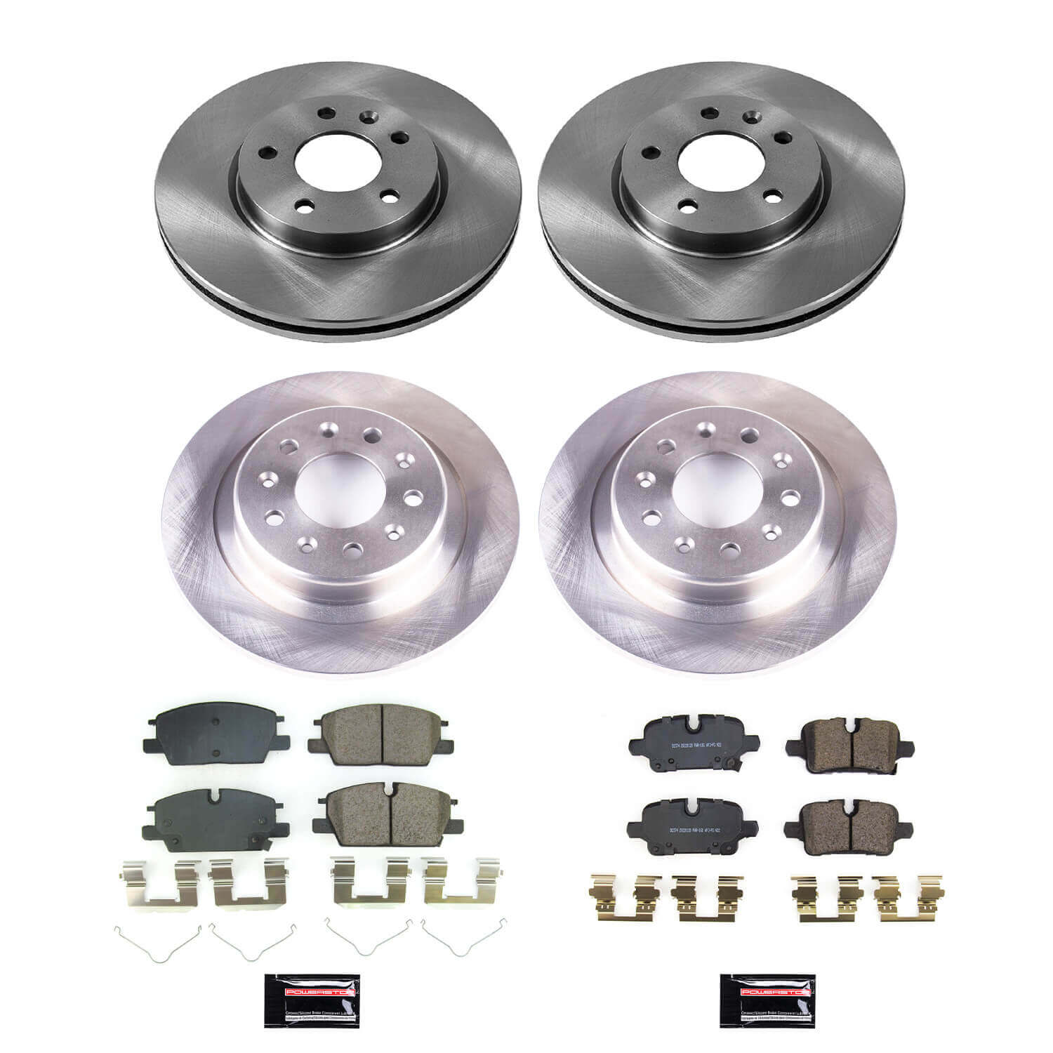 Power Stop KOE8799 Front And Rear Autospecialty 1-Click OE Replacement Pad And Rotor Kit for 2022-2024 Chevrolet Equinox product image