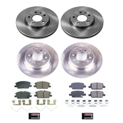 Power Stop KOE8800 Front And Rear Autospecialty 1-Click OE Replacement Pad And Rotor Kit for 2021-2022 Chevrolet Malibu product image