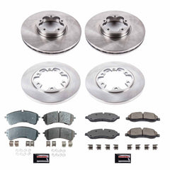 Power Stop KOE8806 Front And Rear Autospecialty 1-Click OE Replacement Pad And Rotor Kit for 2020-2024 Ford TRANSIT-350 HD product image