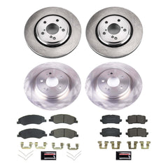 Power Stop KOE8807 Front And Rear Autospecialty 1-Click OE Replacement Pad And Rotor Kit for 2021-2025 Honda Odyssey product image