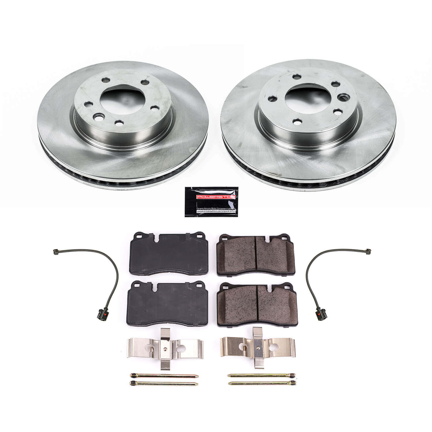 Power Stop KOE8821 Front Autospecialty 1-Click OE Replacement Pad And Rotor Kit for 2011-2017 Volkswagen Touareg product image