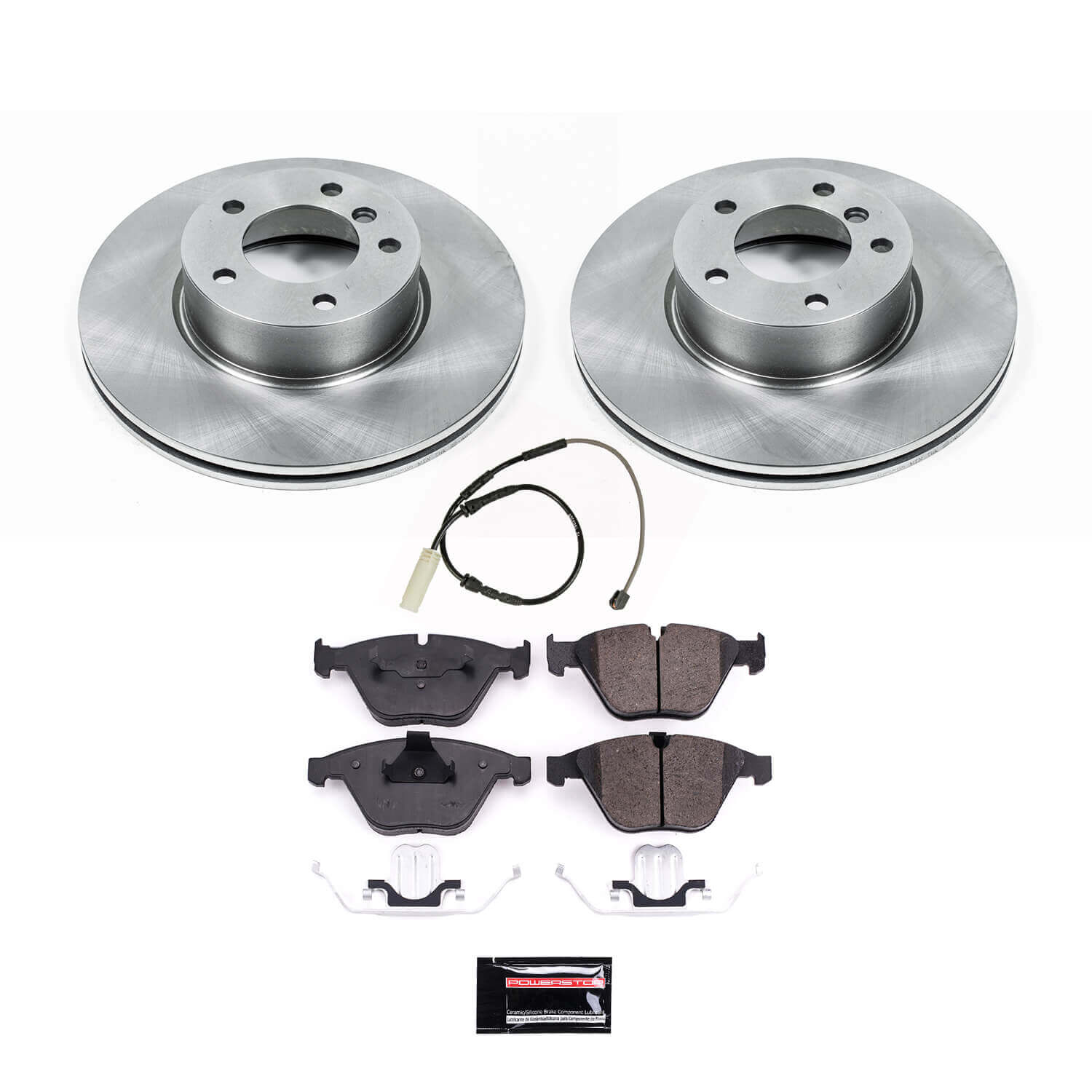 Power Stop KOE8823 Front Autospecialty 1-Click OE Replacement Pad And Rotor Kit for 2011 BMW 328I product image