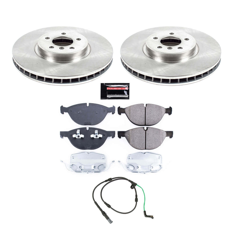 Power Stop KOE8824 Front Autospecialty 1-Click OE Replacement Pad And Rotor Kit for 2010 BMW X6 XDRIVE50I product image