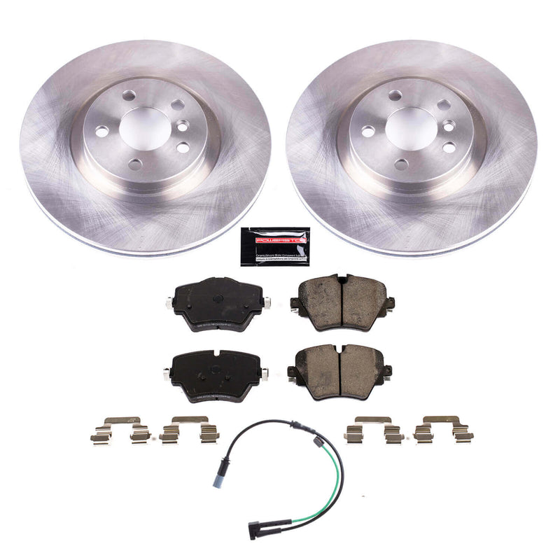 Power Stop KOE8827 Front Autospecialty 1-Click OE Replacement Pad And Rotor Kit for 2021-2024 MINI Cooper Countryman S, S ALL4 product image