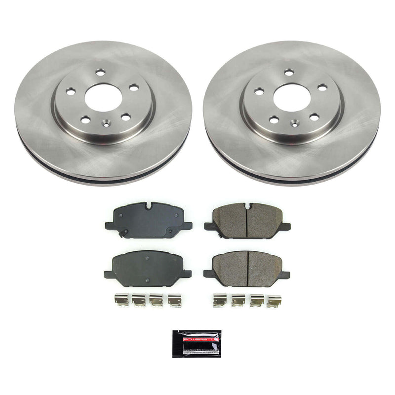 Power Stop KOE8829 Front Autospecialty 1-Click Daily Driver Pad And Rotor Kit for 2021-2024 Buick Envision product image