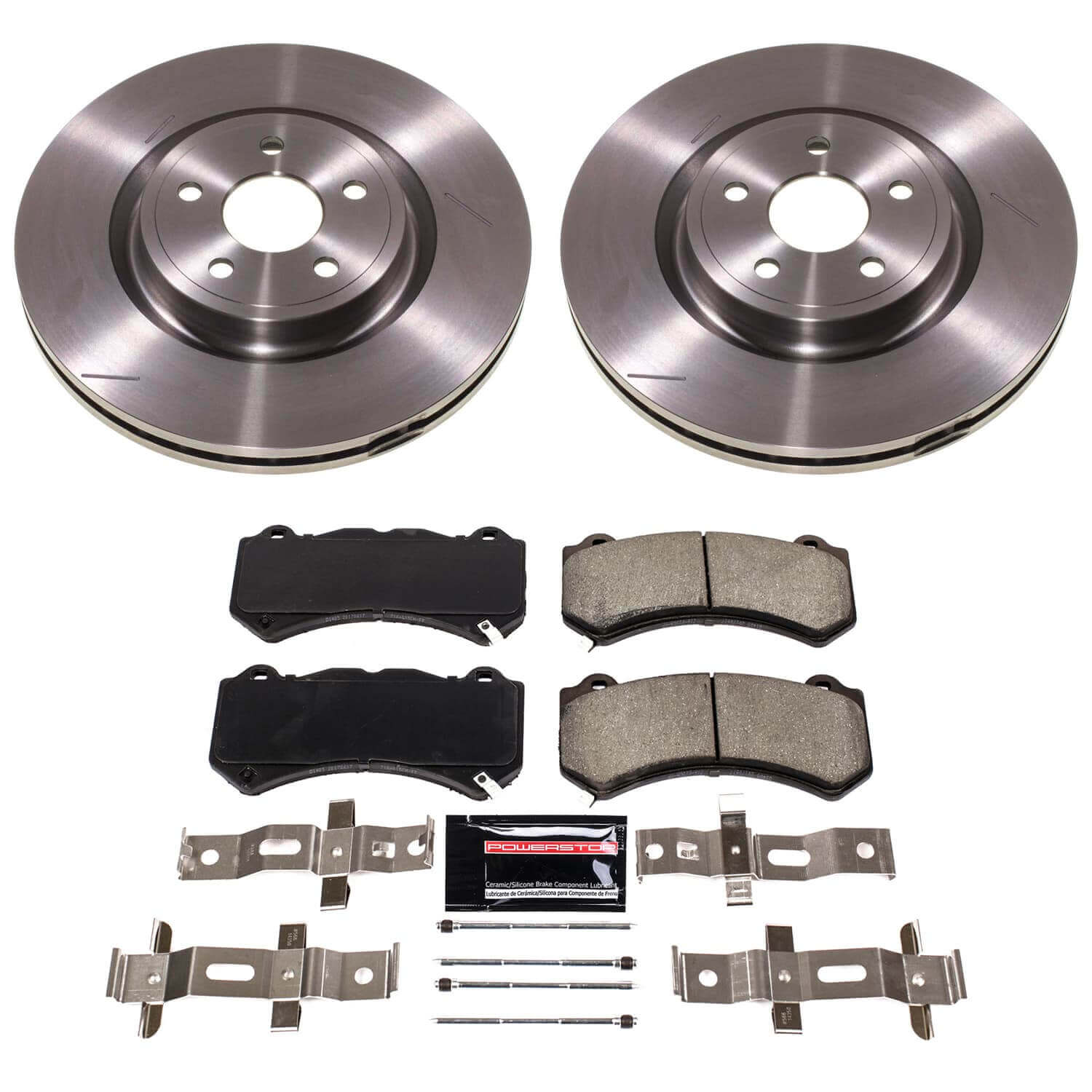 Power Stop KOE8838 - Front Z17 Evolution Pad And Autospecialty 1-Click OE Replacement Rotor Kit vehicle fitment brake part