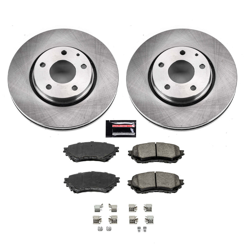 Power Stop KOE8840 Front Autospecialty 1-Click OE Replacement Pad And Rotor Kit for 2020-2021 Mazda 6 product image