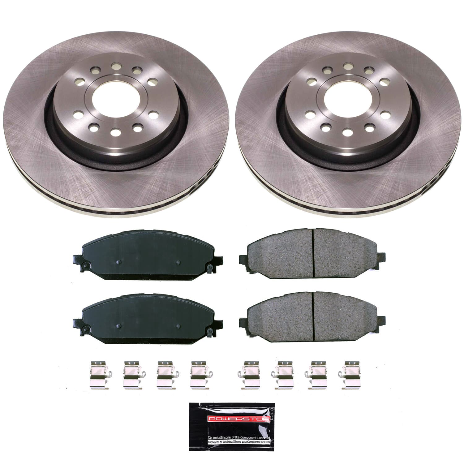 Power Stop KOE8843 - Front Z17 Evolution Pad And Autospecialty 1-Click OE Replacement Rotor Kit vehicle fitment brake part