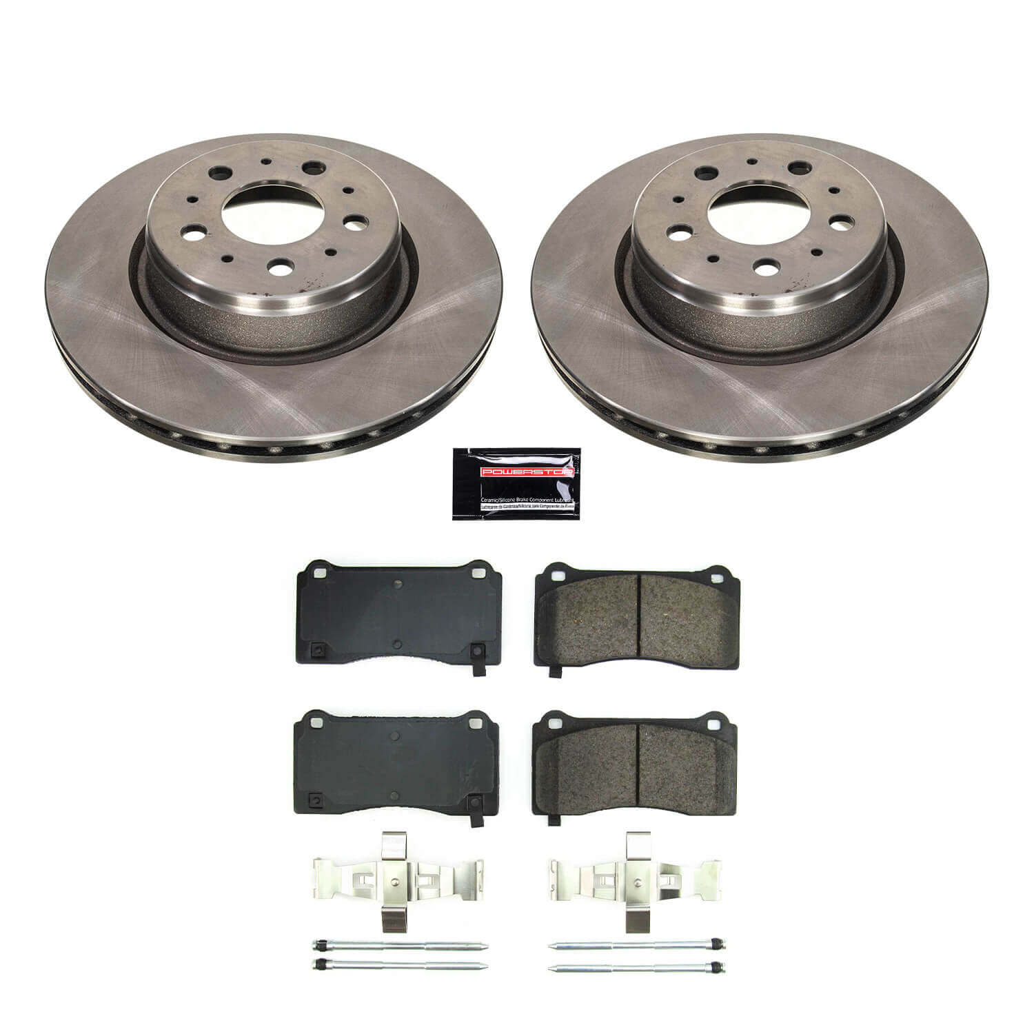 Power Stop KOE8844 Front Autospecialty 1-Click OE Replacement Pad And Rotor Kit for 2017-2019 Tesla Model 3 Base, Long Range product image
