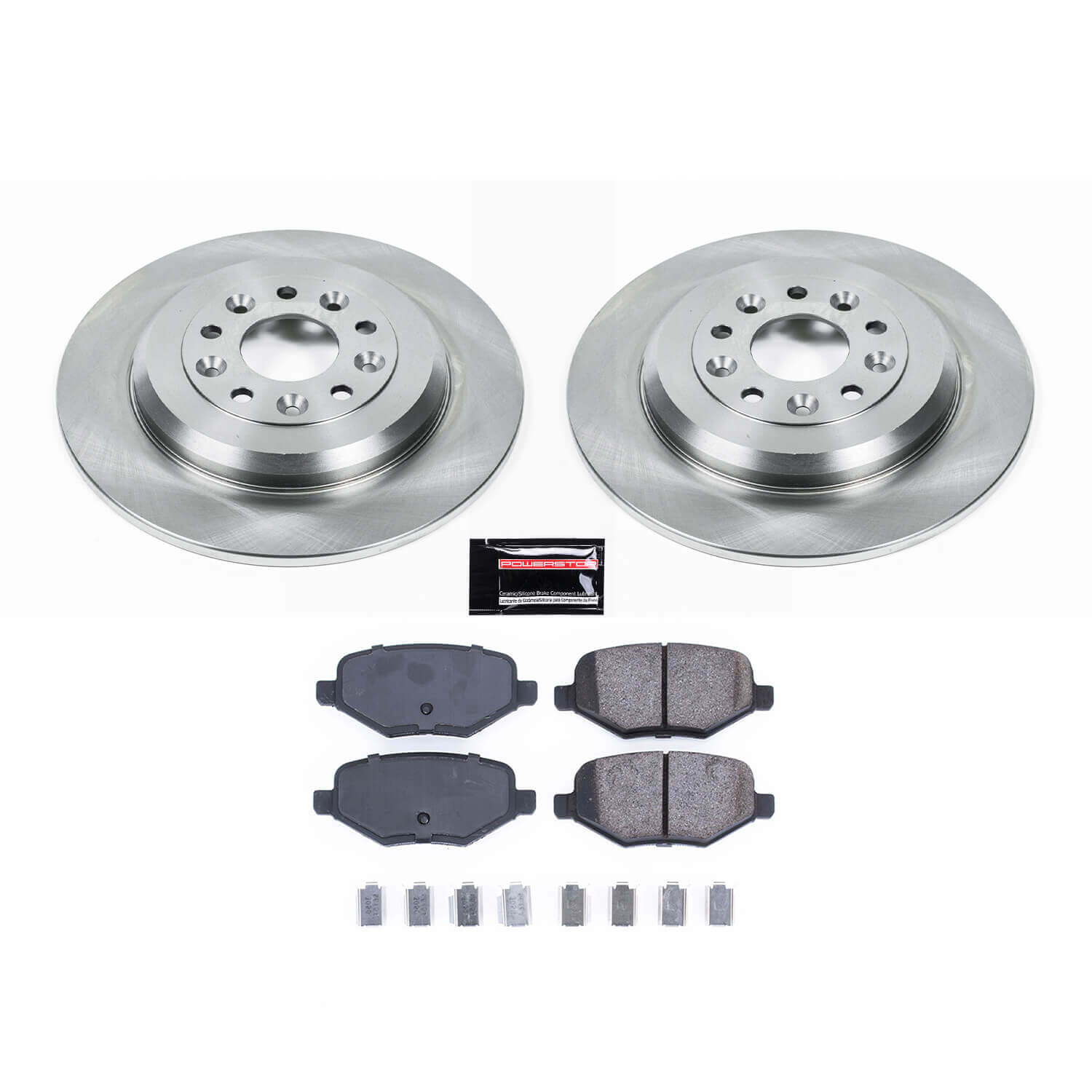 Power Stop KOE8846 Rear Autospecialty 1-Click OE Replacement Pad And Rotor Kit for 2013-2014 Ford Edge product image