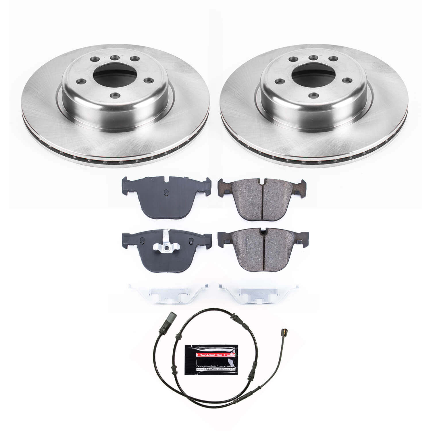 Power Stop KOE8848 Rear Autospecialty 1-Click OE Replacement Pad And Rotor Kit for 2011-2015 BMW 740I product image