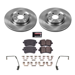 Power Stop KOE8850 Rear Autospecialty 1-Click OE Replacement Pad And Rotor Kit for 2013-2014 Audi A8 Quattro product image