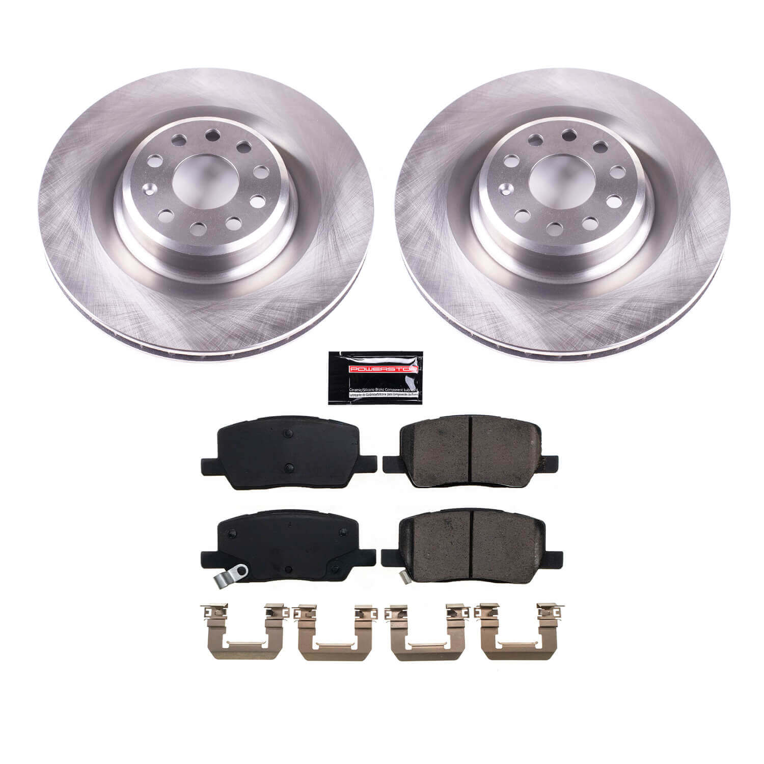 Power Stop KOE8857 Rear Autospecialty 1-Click OE Replacement Pad And Rotor Kit for 2017-2021 Tesla Model S product image