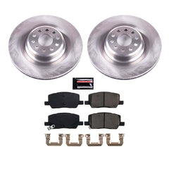 Power Stop KOE8857 Rear Autospecialty 1-Click OE Replacement Pad And Rotor Kit for 2017-2021 Tesla Model S product image