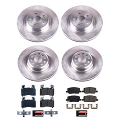 Power Stop KOE8858 Front And Rear Autospecialty 1-Click OE Replacement Pad And Rotor Kit for 2017-2021 Tesla Model S product image