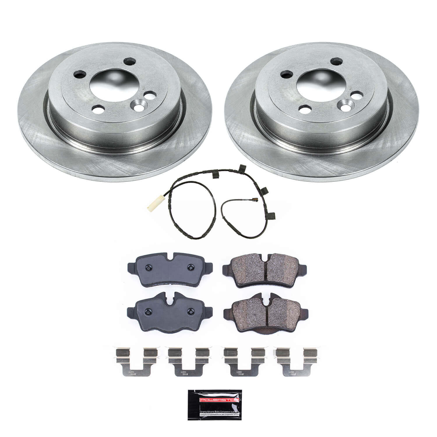 Power Stop KOE8871 Rear Autospecialty 1-Click OE Replacement Pad And Rotor Kit for 2013 MINI Cooper Coupe product image