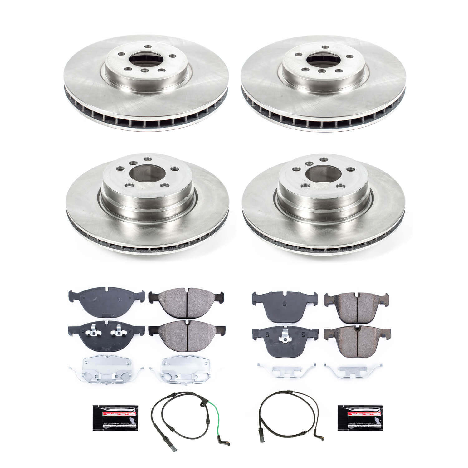 Power Stop KOE8884 Front And Rear Autospecialty 1-Click OE Replacement Pad And Rotor Kit for 2010 BMW X6 XDRIVE50I product image