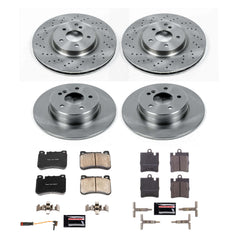 Power Stop KOE8887 Front And Rear Autospecialty 1-Click OE Replacement Pad And Rotor Kit for 2006-2008 Mercedes-Benz SLK280 product image