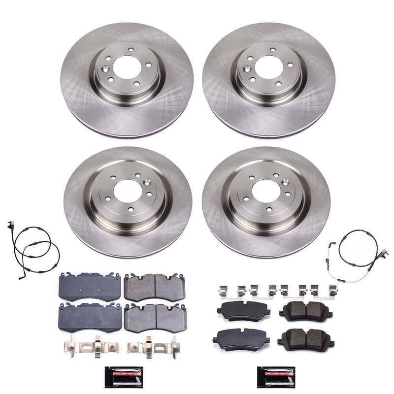 Power Stop KOE8905 Front And Rear Autospecialty 1-Click OE Replacement Pad And Rotor Kit for 2021-2025 Land Rover Defender 110 product image